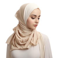 scarf   Muslim women ai generative png