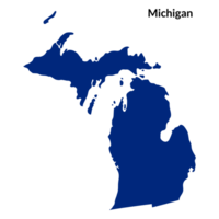 Michigan Karte. Karte von Colorado. USA Karte png