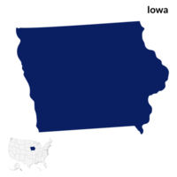 mapa de Iowa. Iowa mapa. Estados Unidos mapa png