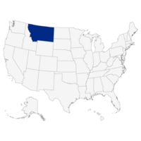 Montana map. Map of Nevada. USA map png