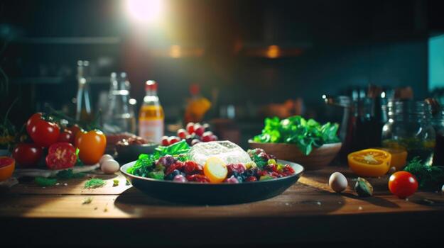 Freshness and Quality How to Source Locally Grown Vegetables for Your Dining Table AI Generated photo