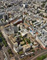 Aerial View of Sunny Paris photo