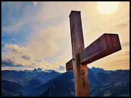 cumbre cruzar en maurienne, francés Alpes foto