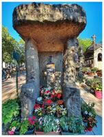 Eternal Rest at Pere Lachaise Cemetery, Paris photo