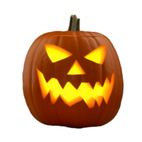 Jack o Lantern pumpkin no background png