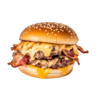 Delicious burger no background png