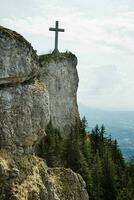 Majestic View of Cross du Nivolet, Savoie, France photo