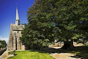 Saint Gonery Chapel in Plougrescant, Brittany, France photo