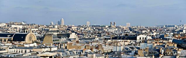 Parisian Rooftops Panorama photo