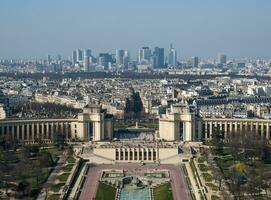 Paris Panorama Awe Inspiring View from the Eiffel Tower photo