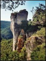 provenzal Roca paisaje, del Sur Francia foto