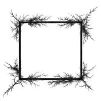 Japanese Style Link Art Border Frame Ai Generative png