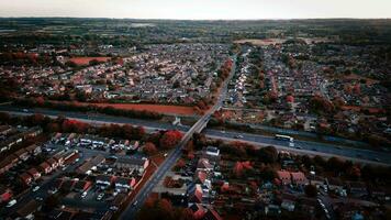 Urban Connectivity Aerial Shot of Expressway and Bridge video