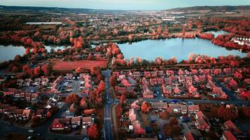 Urban Connectivity Aerial Shot of Expressway and Bridge video