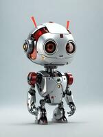 cute robot, AI generated photo