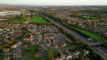 Urban Connectivity Aerial Shot of Expressway and Bridge video