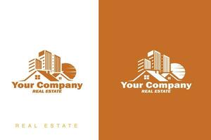 Real Esate logo design vector