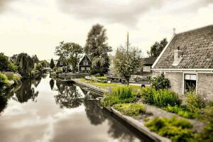 Buildings in the village photo