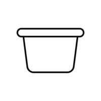 comida envase caja icono vector diseño plantillas