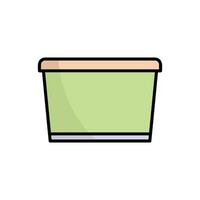 Food Container box icon vector design templates