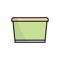 Food Container box icon vector design templates