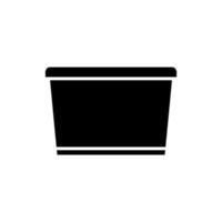 comida envase caja icono vector diseño plantillas