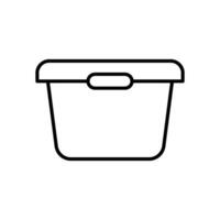 comida envase caja icono vector diseño plantillas