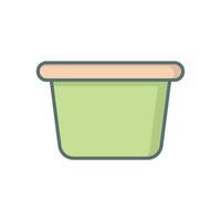 Food Container box icon vector design templates