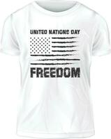 American Flag T-shirt design Vector Template