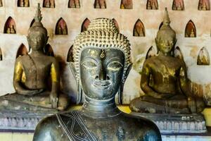 buddha statue in the temple photo