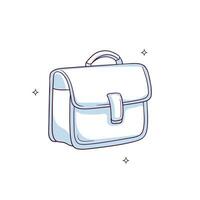 Hand drawn briefcase. Doodle Sketch Vector Illustration