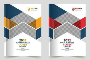 Corporate business book cover design. professional design for corporate business vector