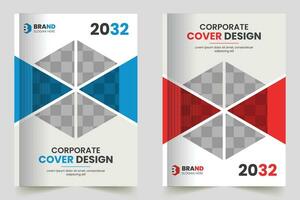 corporativo negocio libro cubrir diseño. profesional diseño para corporativo negocio vector