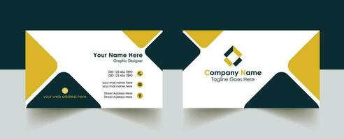 Modern Creative Clean professional Business Card Design Template, Visiting Card free vector