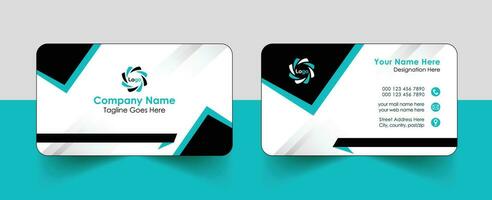 Modern Creative Clean professional Business Card Design Template, Visiting Card free vector