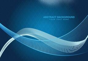 Abstract blue Background creative design free vector illustration, colorful wave design.