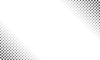 Diagonal Corner Halftone Dots Vector Pattern