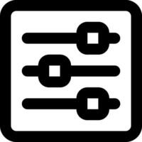 This icon or logo is found in the app or gadget etc or other where it explains the  interface a setting menu in gadget, laptop etc, and can be used for web, application and logo design vector
