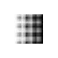 Geometric halftone effect pattern element vector template