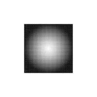 Geometric halftone effect pattern element vector template