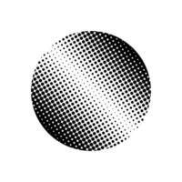 Geometric halftone effect pattern element vector template