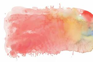 Isolated watercolor splatter stain colorful photo