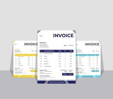 vector modern simple designer invoice