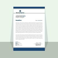 letterhead design template. vector