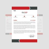 letterhead design template. vector