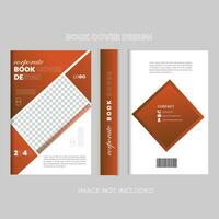 book cover design vector