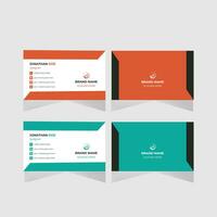 Modern business card design. vector