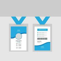 id card design. vector