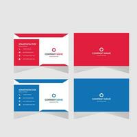 Modern business card design. vector