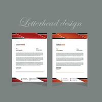 Stationary design template vector